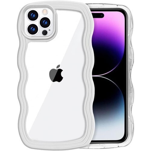 透明 iPhone 11 Pro Max ケース クリ レンズ保護 おしゃれ 人気 落下防止 全面保護 ホワイト 89