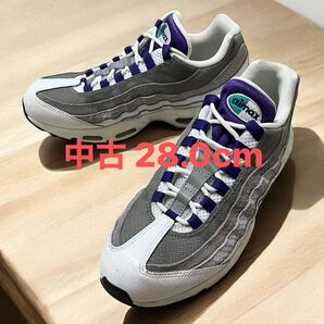 28.0cm 中古品 Nike Air Max 95 Grape Snakeskin 2019 ナイキ エアマックス 95 グレープ スネークスキン グレープグラデ 2019 US10