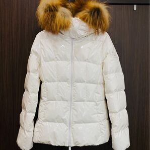 極美品 定価11.8万 TATRAS タトラス VINESSA ヴェネッサ フォックスファー フード ダウンジャケット ホワイト 02