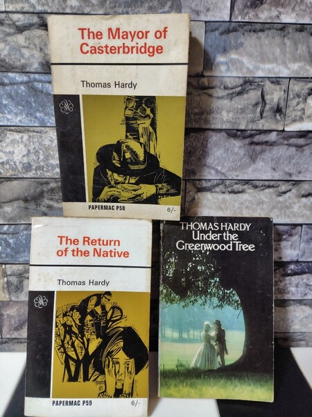 洋書 3冊セット トーマス・ハーディ Thomas Hardy ペーパーバック 英字 自然主義文学 代表作「カスターブリッジの市長」など