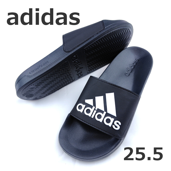 adidas アディダス 25.5㎝ アディレッタ シャワーサンダル Adilette Shower Slides メンズ レディース 靴 ブラック GZ3779