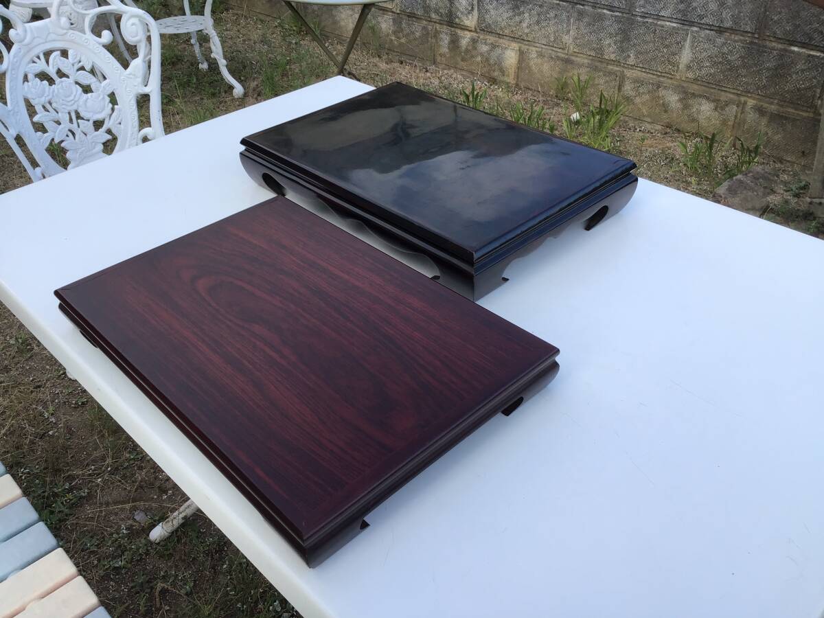 K768⭐︎箱入 未使用品 唐木 花台 二段松竹梅 黒丹 黒檀 2025年最新】Yahoo!オークション -花台 唐木 黒(木工、竹工芸)の