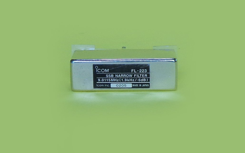 アイコム FL-223 SSB ナローフィルター Yahoo!オークション -「ssbナローフィルター」の落札相場・落札価格