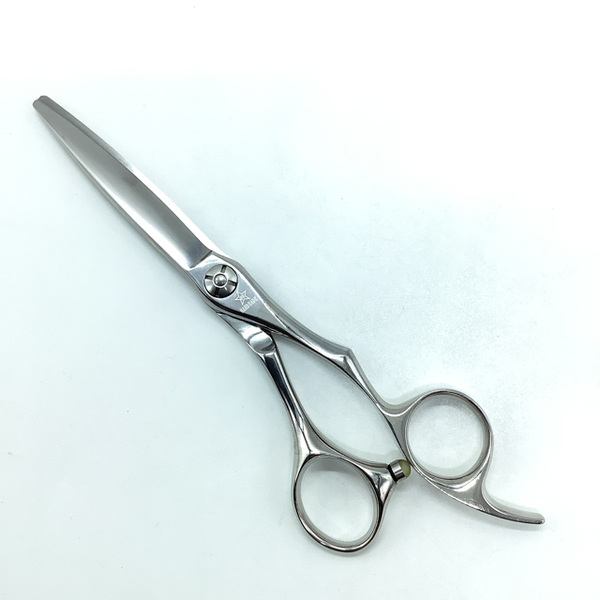 【シザーズジャパンSCISSORS JAPAN】NVオーバル NVHO55i17Y ドライカット スライド シザー 美容ハサミ 美容師 理容師5.8インチ 中古 sc2287