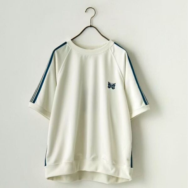 needles jeansfactory 別注 トラッククルーネック ホワイト