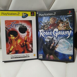 プレイステーション2 PS2 レガイア デュエルサーガ ローグギャラクシー セット 中古 動作未確認