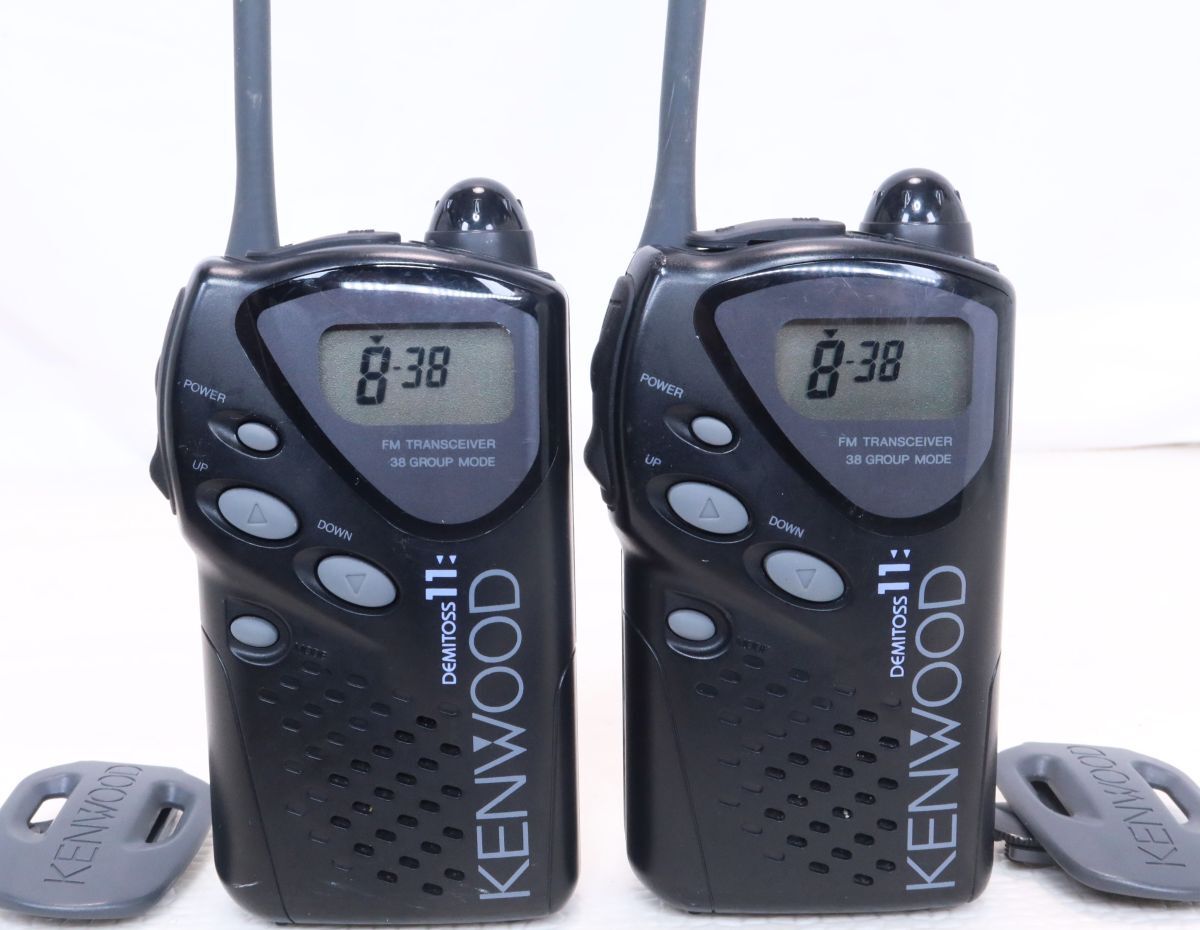 KENWOOD 特定省電力トランシーバー 2個 中古 Yahoo!オークション -「特定小電力トランシーバー 2台」の落札