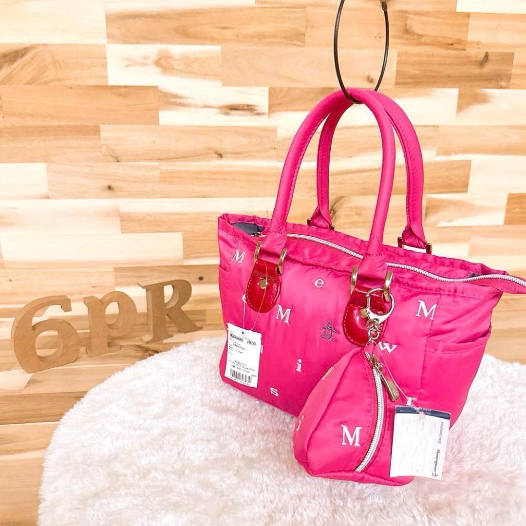 未使用【マンシングウェア】ゴルフ カートバッグ ミニ トートバッグ ハンドバッグ