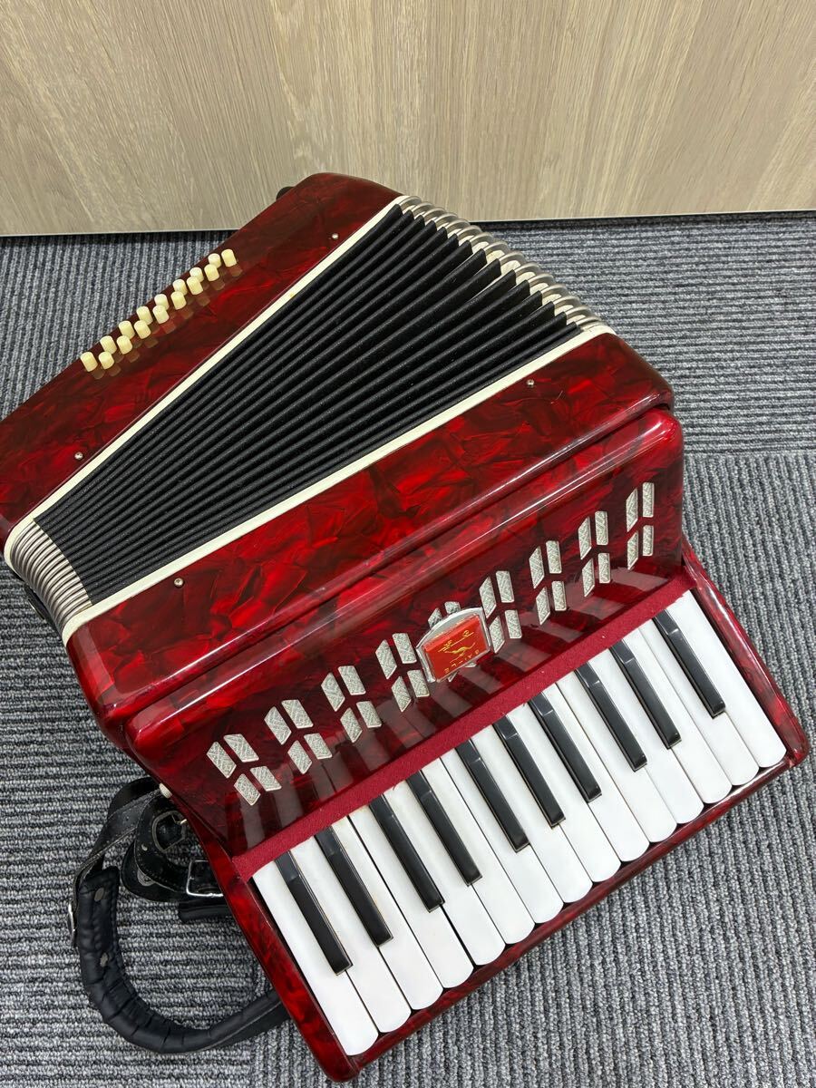 KAWAI アコーディオン 赤 31鍵 48ボタン Yahoo!オークション -「kawai」(アコーディオン) (鍵盤楽器)の