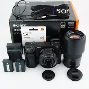 美品 SONY ミラーレス 真・α6400 ILCE-6400Y すぐ撮影◎
