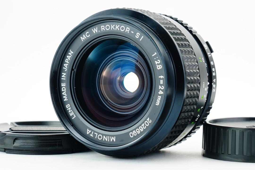 希少【極美品】動作◎ ミノルタ MC W.ROKKOR 24mm F2.8 21 Yahoo!オークション -「mc w rokkor 24mm f2.8」の落札相場