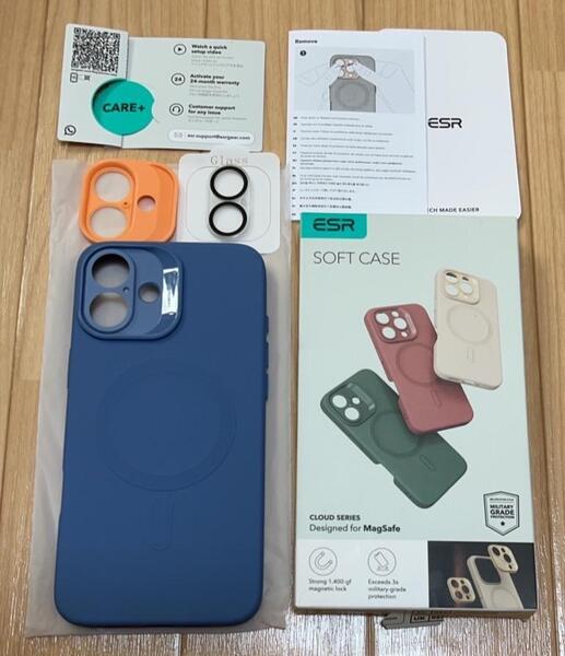 【付き替え可能のカメラ保護】ESR iPhone 16 Plus ケース