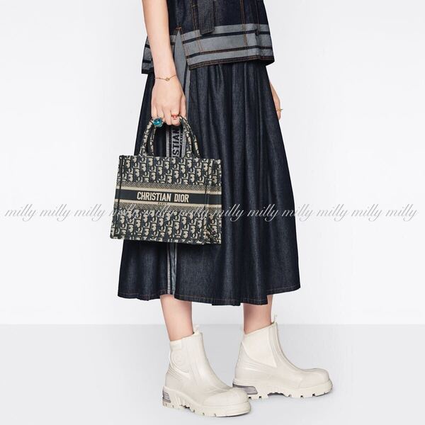 【Christian Dior クリスチャンディオール】人気完売希少ロゴデニムロングスカート