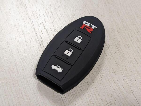 即納!即決!送料無料!新品!R35 GT-R 日産 キーケース キーカバー GTRロゴ シリコン カバー キーレス 鍵 カバー