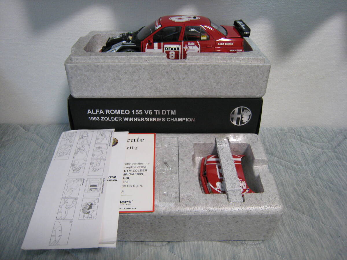 ミニチャンプス 1/18 アルファロメオ 155v6ti 8号車 Amazon | Werk83 1/18 Alfa Romeo 155 V6 TI #8 DTM ITC 1995
