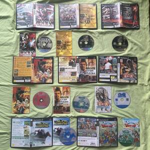 2 SONY PlayStation2 PS2 戦国無双 新・三国無双 信長の野望 筋肉番付 ドラゴンクエスト 8set