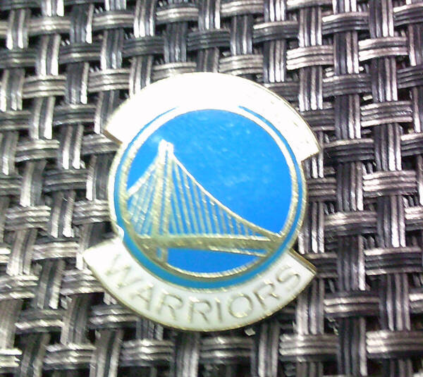 《青白GS橋》■ 新品■ゴールデンステート・ウォリアーズ Golden State Warriorsバスケットボール NBA ピンバッジ■観戦 応援