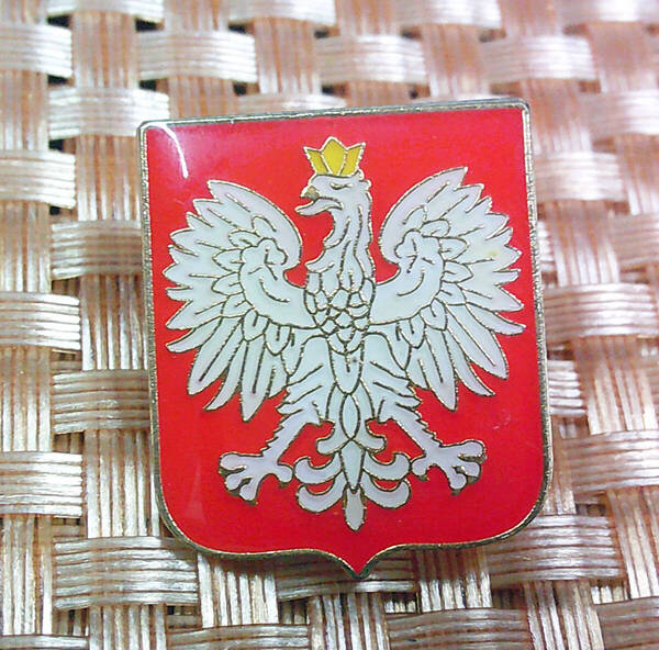 《赤Po白鷲》■新品 ◇サッカー ポーランド代表 Poland チーム フットボール■金属ピンバッジ バッチ■ロックバンド.Music 音楽