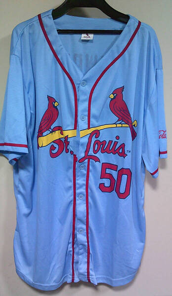 B◎海外XL空■MLBセントルイス・カージナルスSt. Louis Cardinalsアダム・ウェインライトWainwright50ユニフォーム■野球 メジャーリーグ