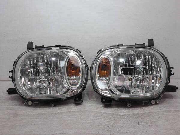 キレイ 破損なし HID 【コーティング済】 キセノン 車検〇 迅速発送 LE08G6182 35300-85K1 管理BR62-14 ラパン HE22S ヘッドライト 左右