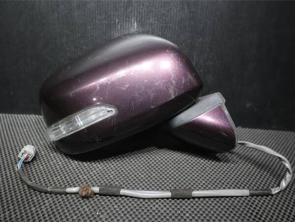 ウインカー 電動格納 迅速発送 7ピン R49 ミスティックレッド 管理C70 ムーブ ムーヴ カスタム L175S L185S ドアミラー 右 運転席
