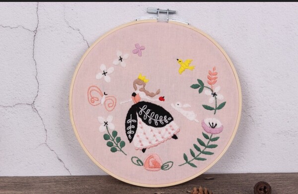 刺繍キット プリンセス 蝶々 花 うさぎ 鳥 ハンドメイド 初心者 姫
