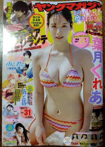 《送料無料 匿名配送》ヤングマガジン 31号 2025/7/14 ミスマガジン 葉月くれあ 有村南海 講談社