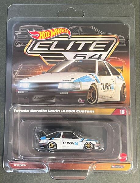 送料無料 新品 2025 RLC限定 エリート カローラ レビン ハチロク Elite 64 Toyota Corolla Levin (AE86) Custom ホットウィール HOT WHEELS