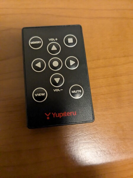 ユピテル スーパーキャット 9ボタン リモコン 赤 レーダー探知機用 カードリモコン レーダー探知機 レーダー yupiteru 訳あり