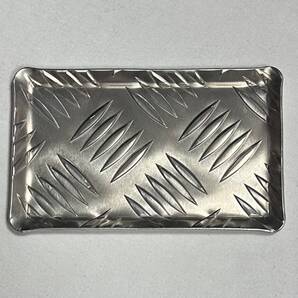 ★アルミシマ板製 小物入れ コイントレー キャッシュトレー ジュエリートレー お菓子入れ などなど(L)★