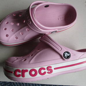 クロックス J3 Crocs 22cmくらい ピンク シュープラザ(SHOEPLAZA) で購入した本物