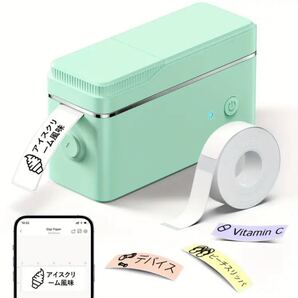 ポータブルラベルプリンター ラベルライター スマホ対応 Gegizun 新【Android & iOS対応】