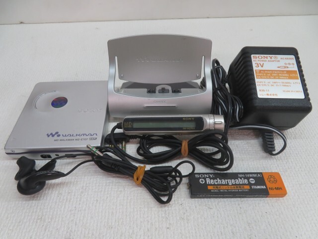 ※動作品※ SONY MDウォークマン MZ-E707 一式セット Yahoo!オークション -「sony md mz-e707」の落札相場・落札価格