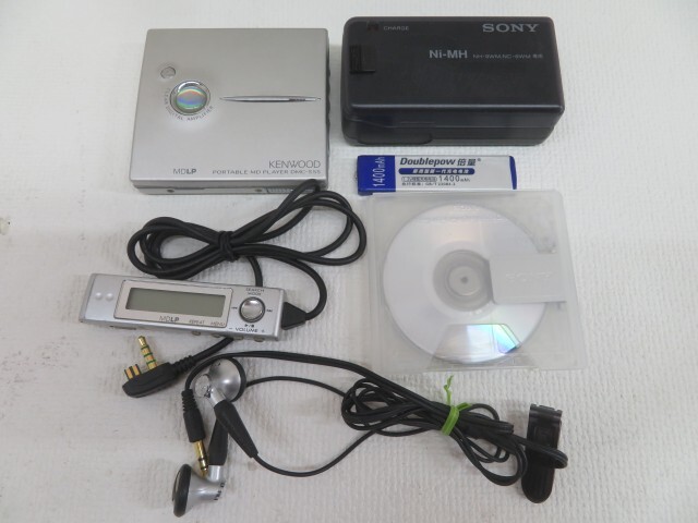 KENWOOD ポータブルMDプレーヤー2点+付属品セット Yahoo!オークション -「kenwood」(MDプレーヤー) (ポータブル