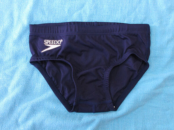 スクール水着 男の子★競泳 競パン★水泳パンツ★SPEEDO スピード★83RS-4814★ネイビー 紺★120サイズ★プリントひび割れ③