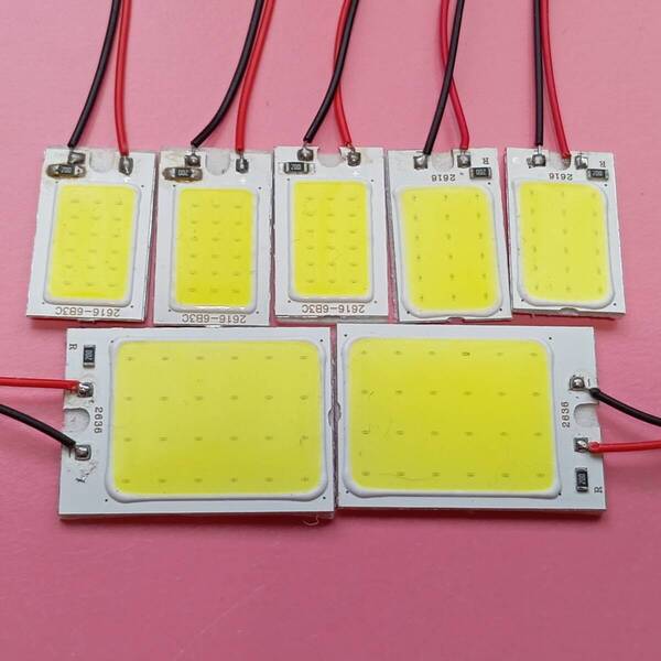 VCH10W グランドハイエース 両開き 超爆光!T10 LED ルームランプ.COB全面発光 7点セット トヨタ /c24/c18