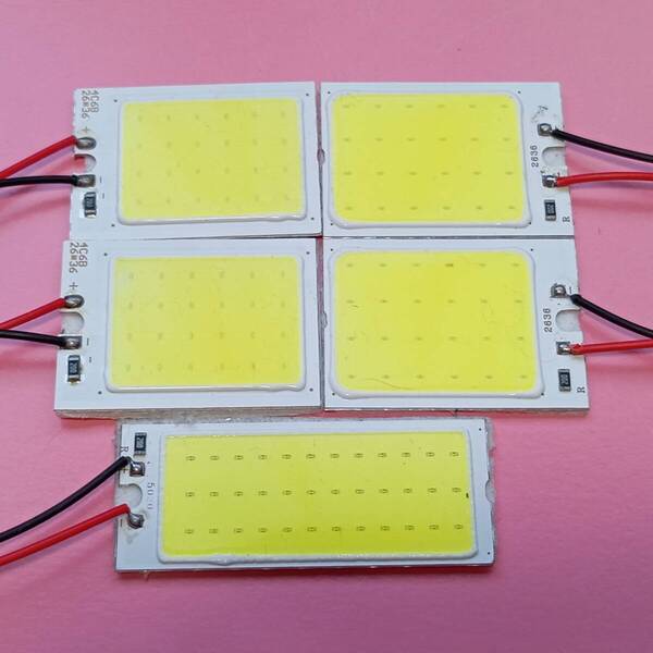 超爆光!タントカスタム L375S L385S ルームランプ COB全面発光 T10 LED 5個セット ホワイト ダイハツ /c24/c36