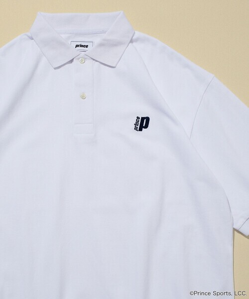 「Prince」 半袖ポロシャツ MEDIUM ホワイト メンズ