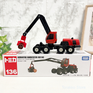 【新品・未開封・廃番】トミカ 136 コマツ ハーベスタ 931XC ロングトミカ KOMATSU