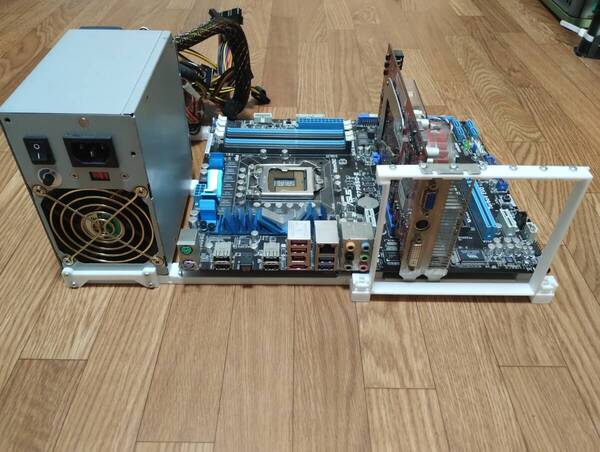 ATX オープンフレーム PC ケース シャーシ テスト ベンチ フラット
