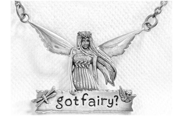 PeterStone: Got Fairy? silver pendant 妖精
