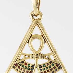 AzureGreen: ピラミッドアンクペンダント 不死と神秘的強力なシンボル