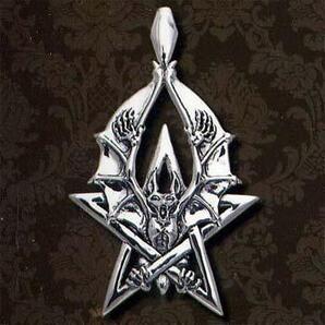 PS: Bat Pentagram バット・ペンタグラム・ペンダント蝙蝠 五芒星