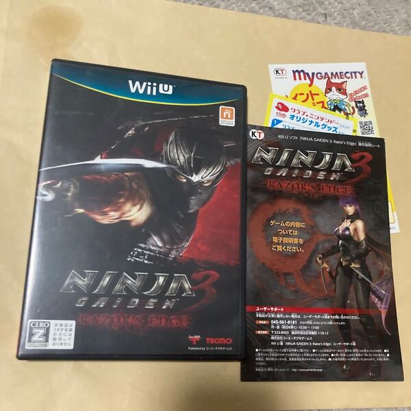 送料無料 WiiU NINJA GAIDEN 3 Razor’s Edge ニンジャ ガイデン Wii U ウィー ユー ソフト