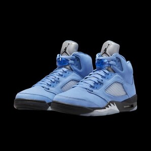 ナイキ エアジョーダン 5 UNC 30cm ユニバーシティ ブルー/ブラック-メタリック シルバー AIR Jordan