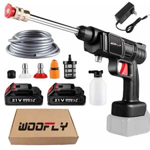 高圧洗浄機 コードレス ハンディウォッシャー 洗車 強力洗浄 ハイパワー 軽量 バッテリー付き 充電式 玄関 ベランダ掃除