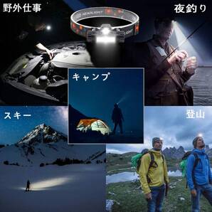 LEDヘッドライト IPX6防水 充電式