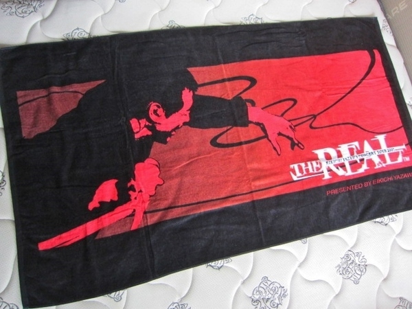 新品 未使用 矢沢永吉 バスタオル YAZAWA EIKICHI THE REAL バスタオル コンサートグッズ 日本製 綿100%