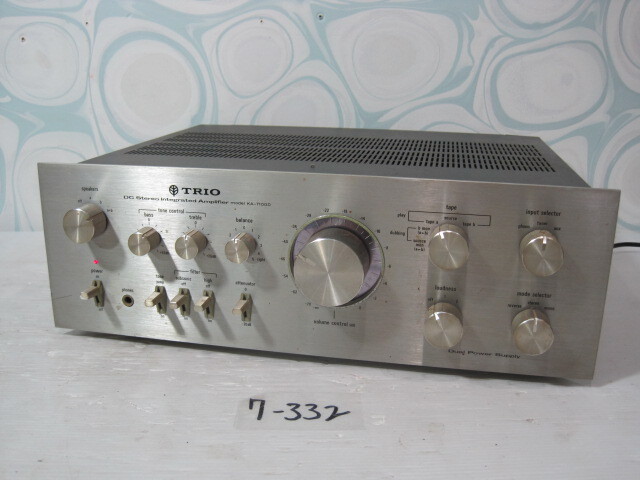 TRIO KA-7100D DCステレオアンプ Yahoo!オークション -「trio ka-7100d」の落札相場・落札価格