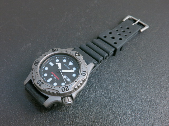 Yahoo!オークション -「セイコー ダイバー チタン」(ブランド